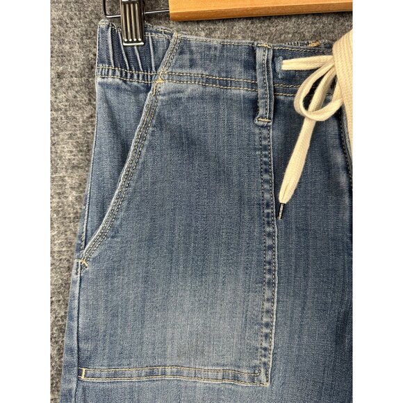 Judy Blue Drawstring Denim Jogger Jeans 3/26 Elastic Stretch Drawstring Denim - Picture 8 of 11